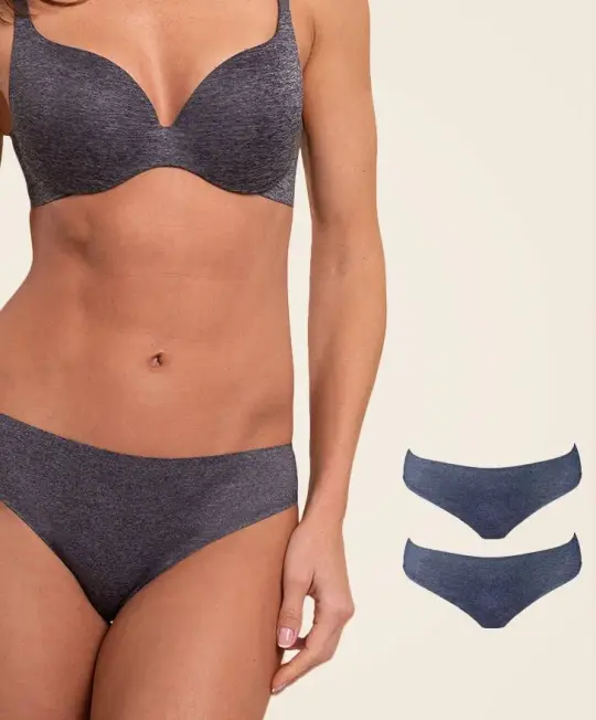 2x Rio Fit, kleur Grijs Melange