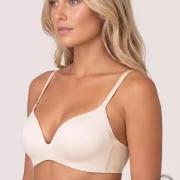 2x Royal Delite Lounge Bra, color Fumee & Sunkiss