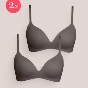 2x Royal Delite Lounge BH, kleur Glacier Grey