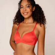 2x Royal Delite Lounge Bra, color Scarlet Red