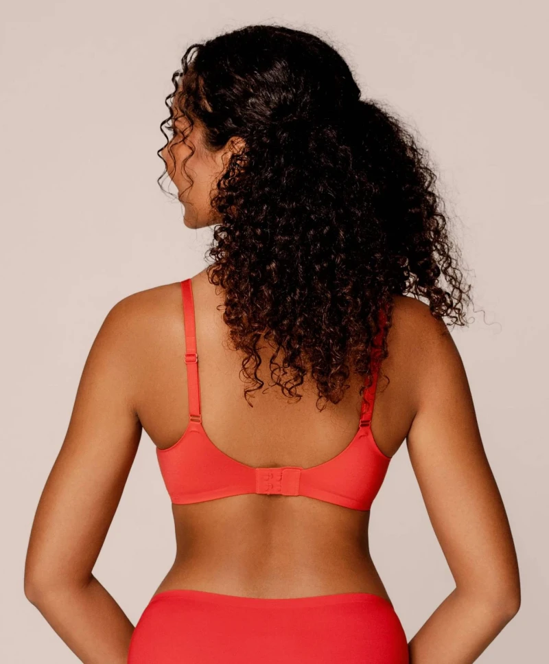 2x Royal Delite Lounge Bra, color Scarlet Red