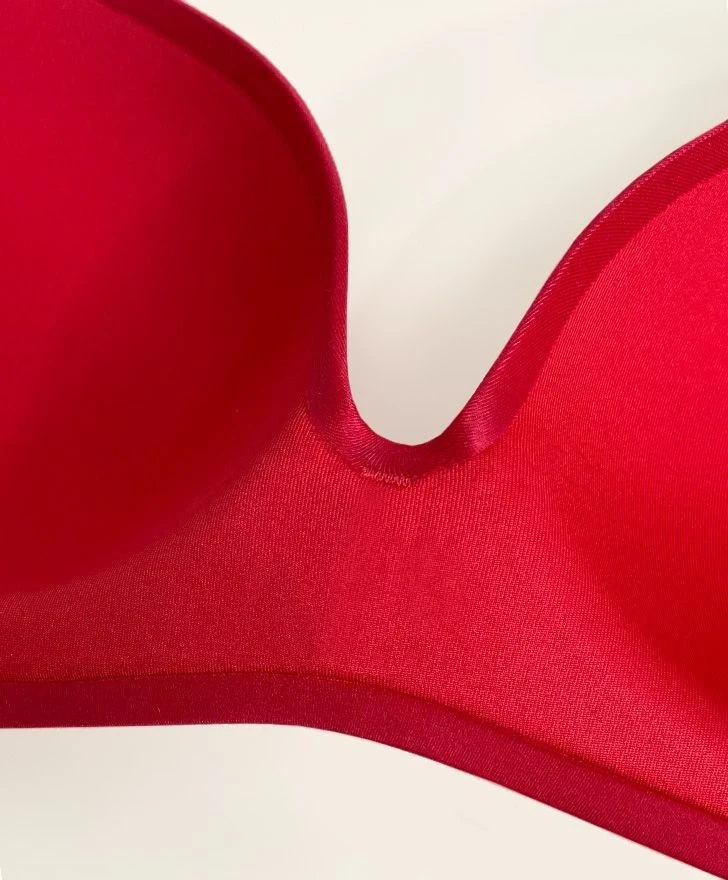 2x Royal Delite Lounge Bra, color Scarlet Red