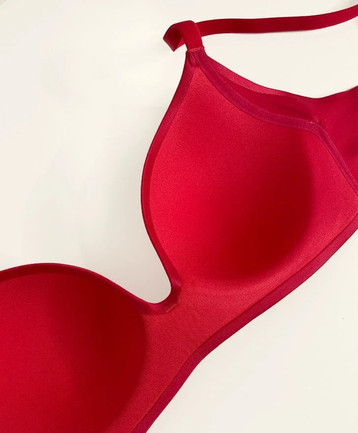 2x Royal Delite Lounge Bra, color Scarlet Red