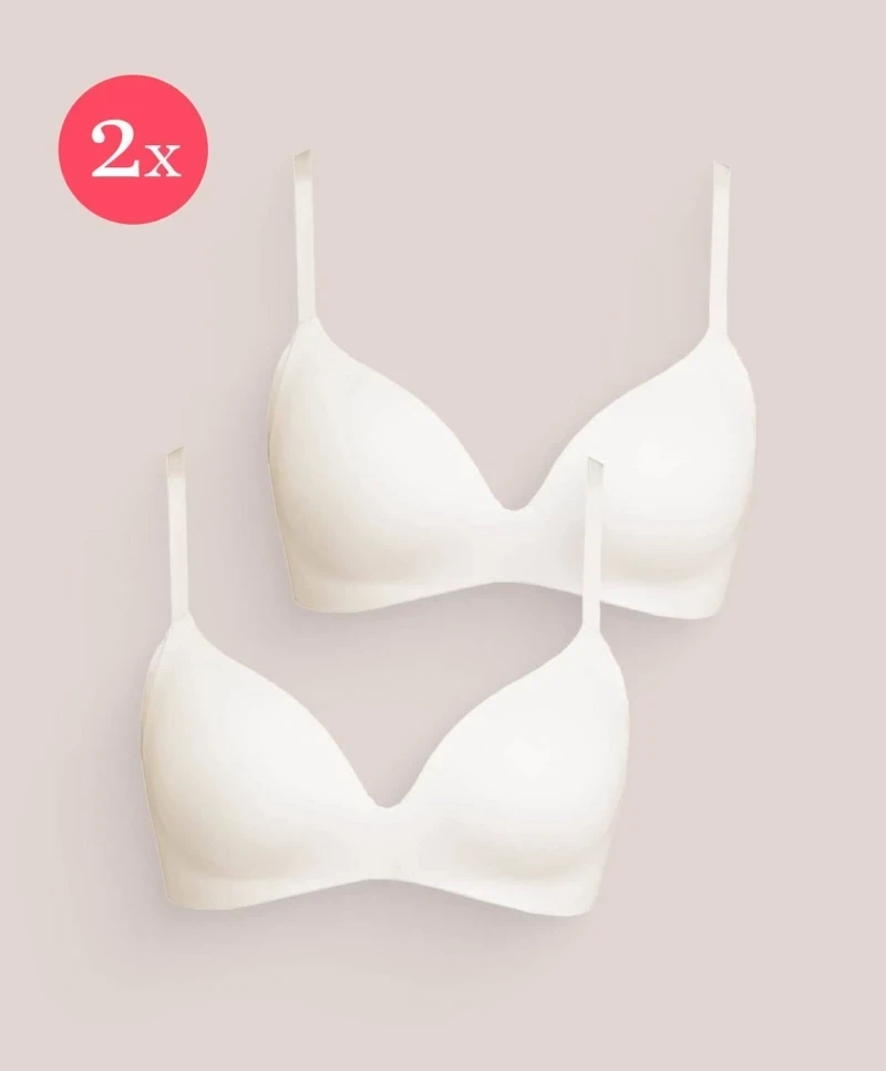 2x Royal Delite Lounge Bra, color Sunkiss