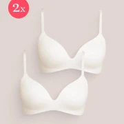2x Royal Delite Lounge Bra, color Sunkiss