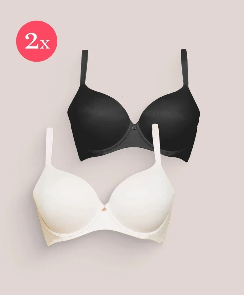 2x Royal Diva full cup, color Black & Sunkiss