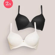 2x Royal Diva full cup, color Black & Sunkiss