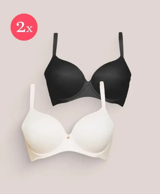 2x Royal Diva full cup, color Black & Sunkiss