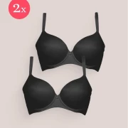 2x Royal Diva bonnet complet, couleur noir