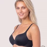 2 soutiens-gorge T-Shirt Royal Fit, couleur Noir et Sunkiss