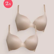 2x Sujetador tipo camiseta Royal Fit, color Fumee