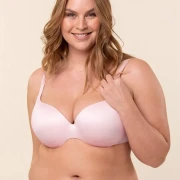 2x Royal Fit T-shirt bh, kleur perzikroze