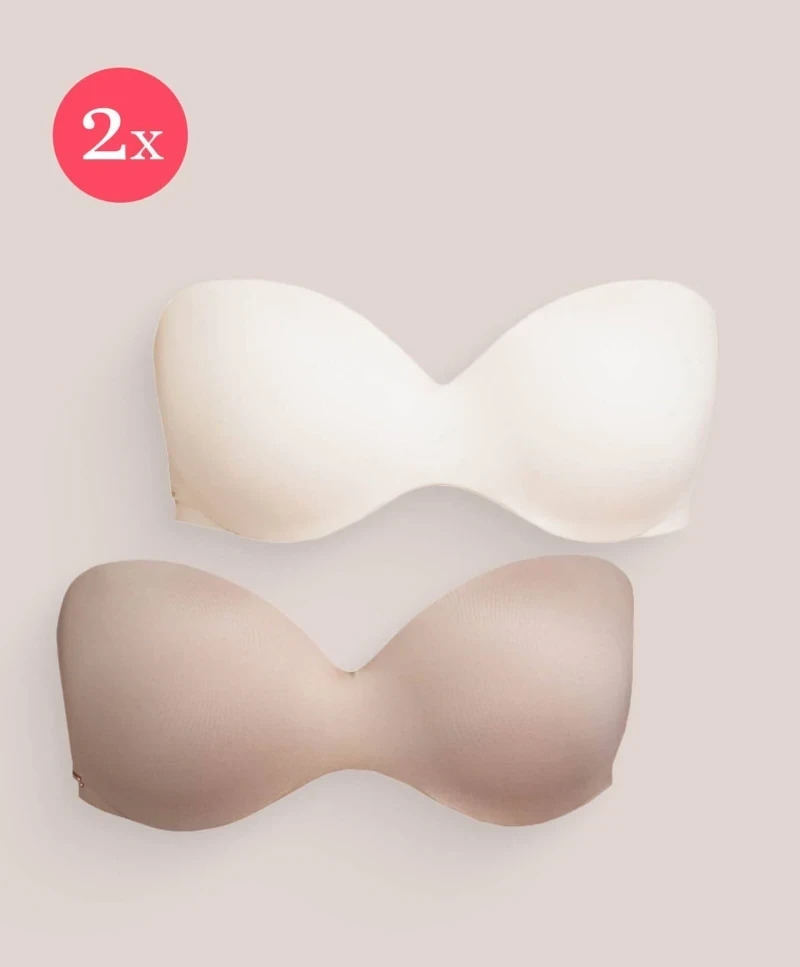 2x Royal Magic strapless, kleur Fumee & Sunkiss