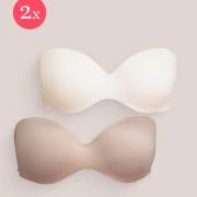 2x Royal Magic strapless, kleur Fumee & Sunkiss