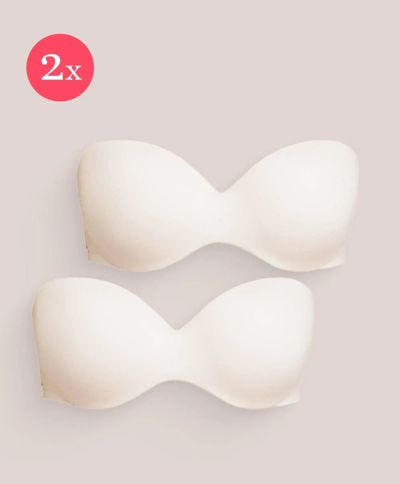 2x Royal Magic strapless, color Sunkiss