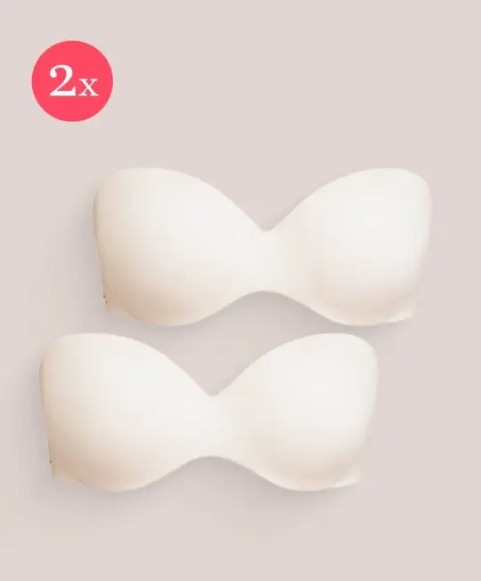 2x Royal Magic strapless, color Sunkiss