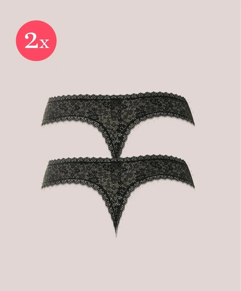 2x String Joy, couleur noire