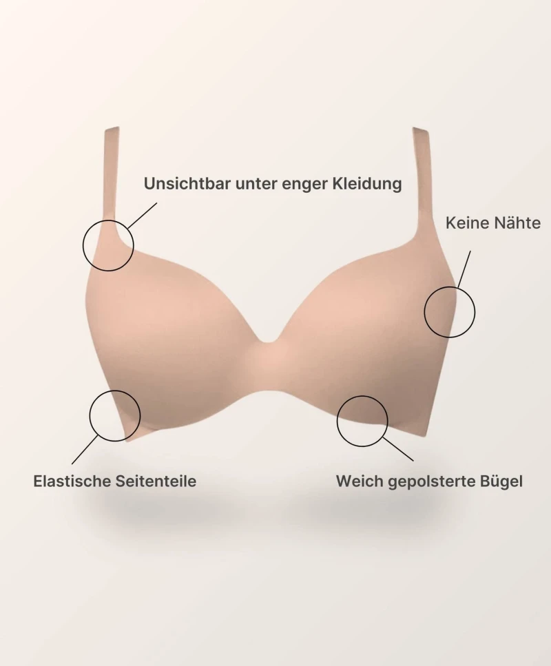 Royal Fit T-shirt bra, color Glacier Grey