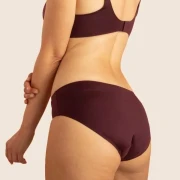 3x Shorty Fit clásico, color Burdeos