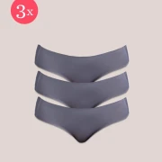 3x Shorty Fit classic, color Glacier Grey