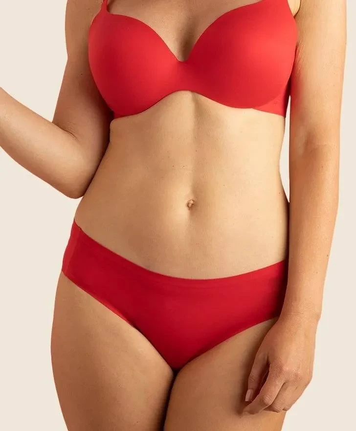 3x Shorty Fit classic, kleur Scarlet Red