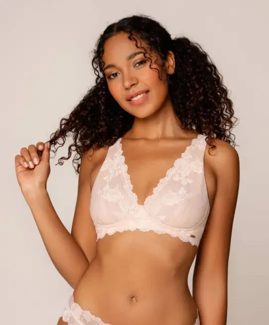 Een kanten bralette met perfecte ondersteuning