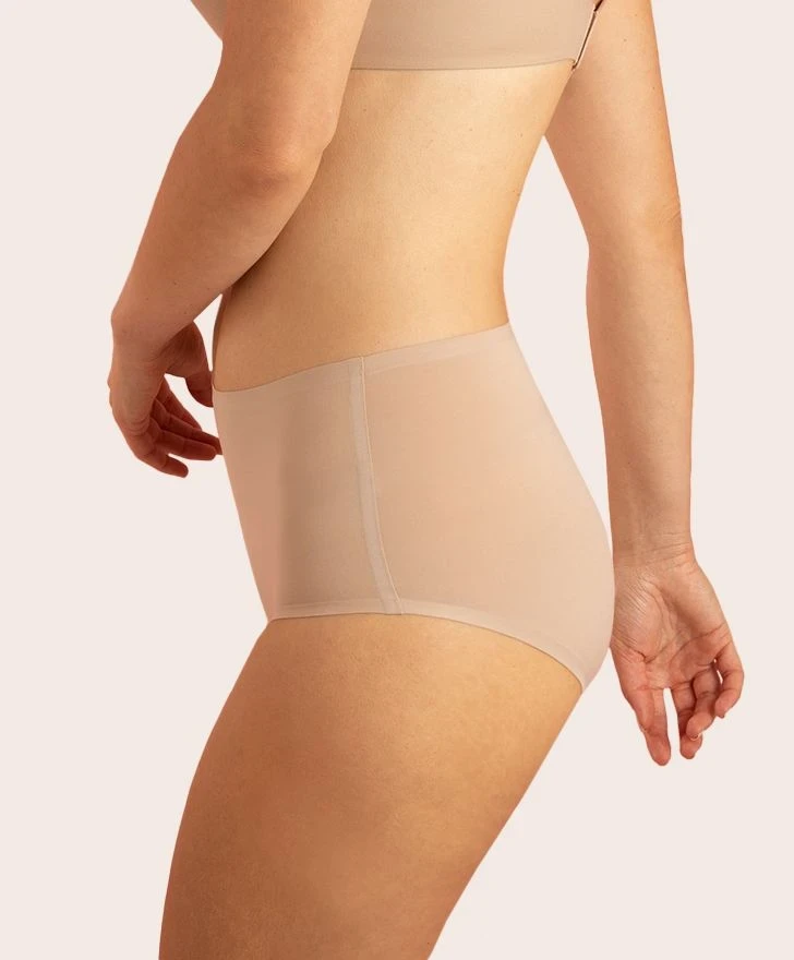 Slip taille haute, couleur Fumee