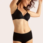 Hoge taille slip, kleur zwart