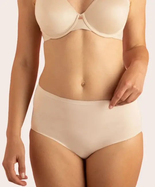 Braguita de cintura alta, color Sunkiss