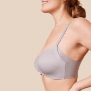 Royal Delite Lounge Bra, color Cool Gray