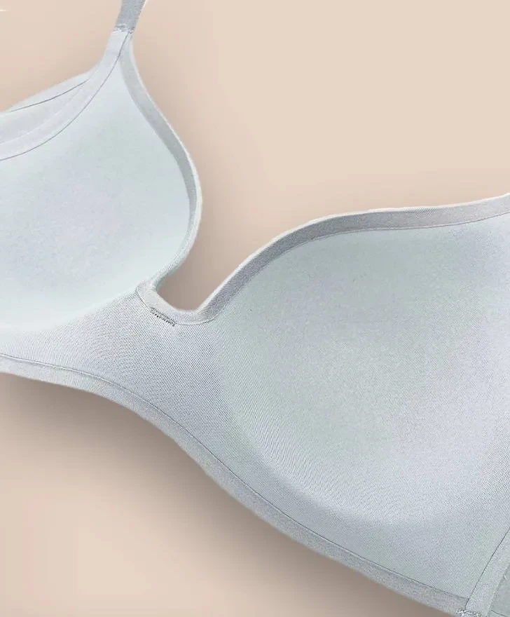 Royal Delite Lounge Bra, color Cool Gray