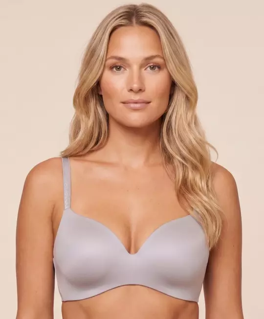 Royal Delite Lounge Bra, color Cool Gray