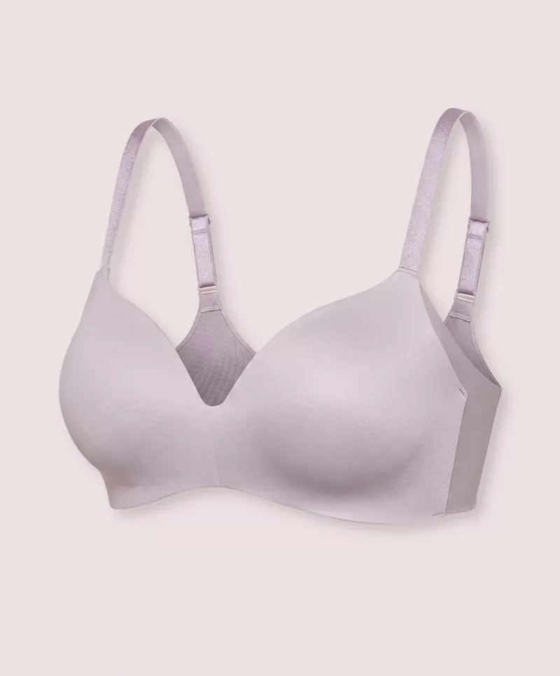 Royal Delite Lounge Bra, color Cool Gray
