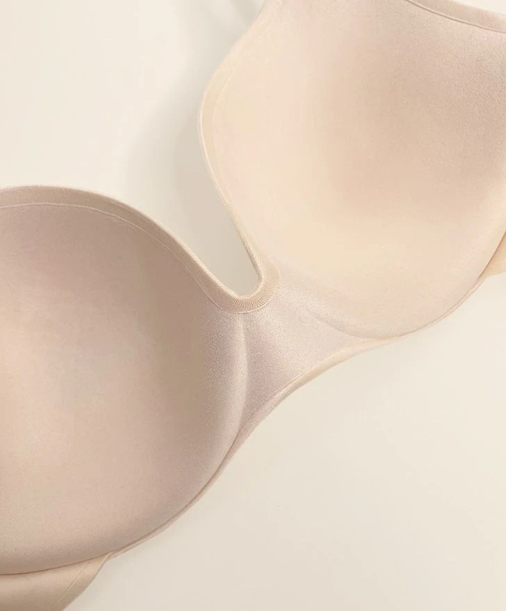 2x Royal Fit T-Shirt Bra, color Black & Sunkiss