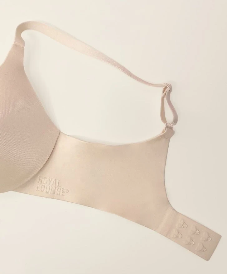 2x Royal Fit T-Shirt Bra, color Black & Sunkiss