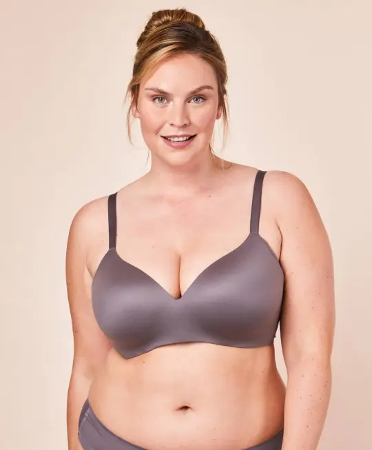Royal Delite Lounge Bra, color Glacier Grey