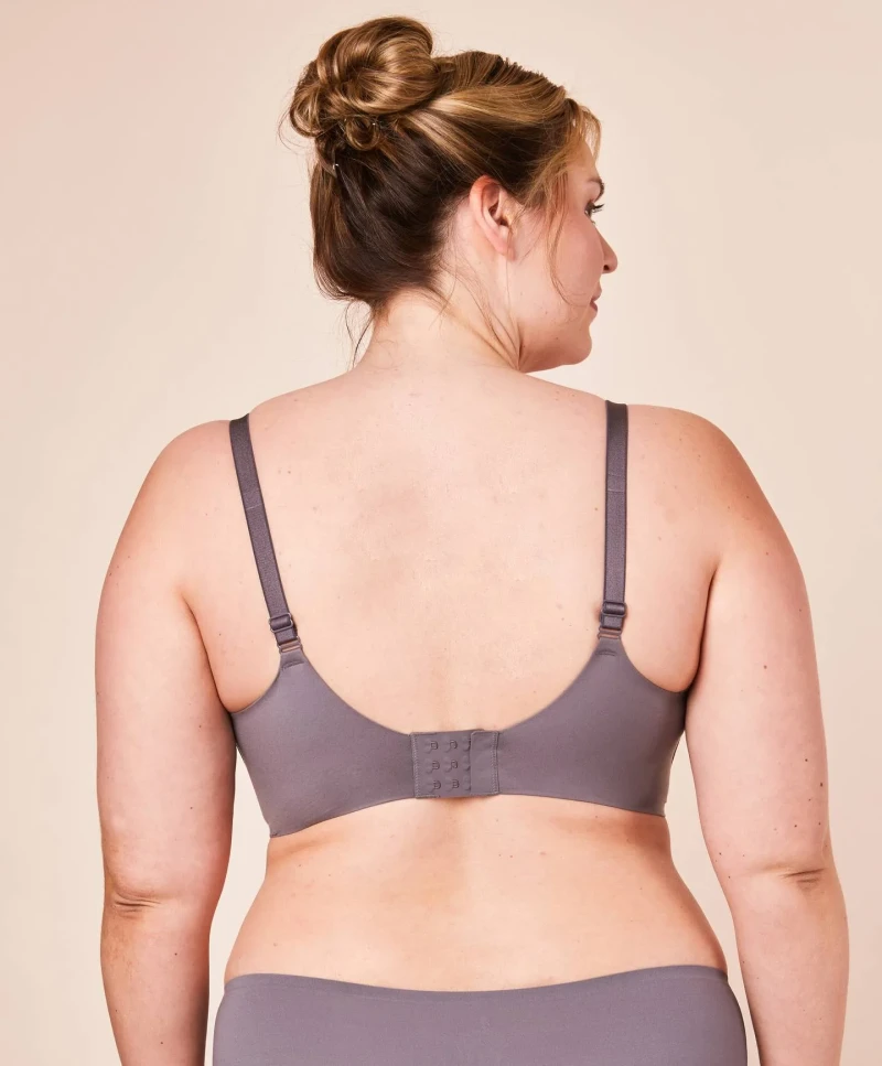 Sujetador deportivo Royal Delite Lounge, color gris glaciar