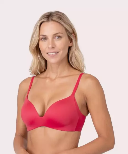 Royal Delite Lounge Bra, color Scarlet Red
