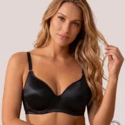 Soutien-gorge T-shirt Royal Donna, couleur noir