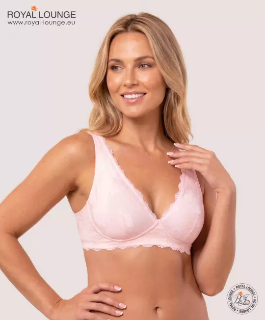 Royal Dream Bralette, color Peach Pink