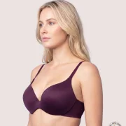 Royal Fit T-Shirt-BH, Farbe Bordeaux