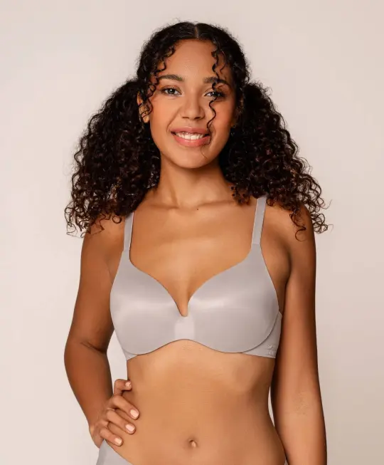 Royal Fit T-shirt bra, color Cool Grey