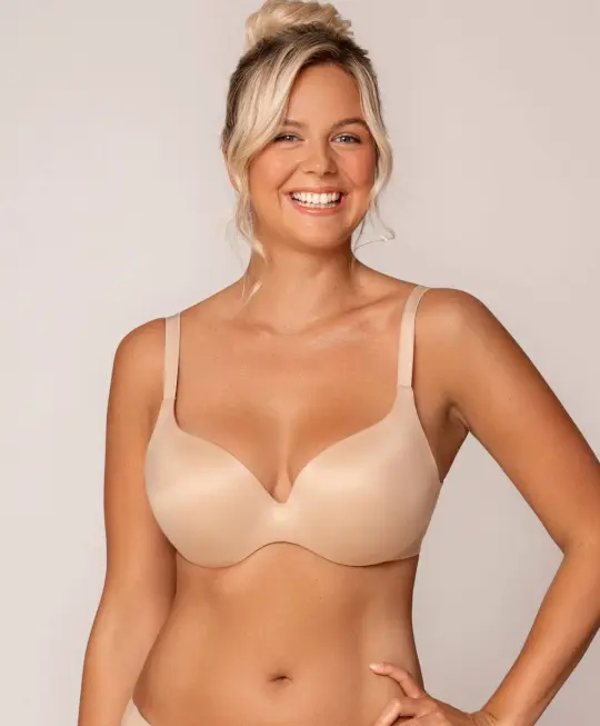 Royal Fit T-shirt bra, color Fumee