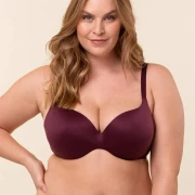 Royal Fit T-shirt bh, bordeauxrood