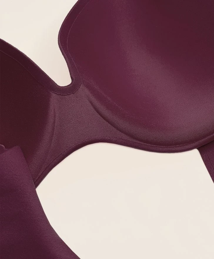 Royal Fit T-shirt bh, bordeauxrood