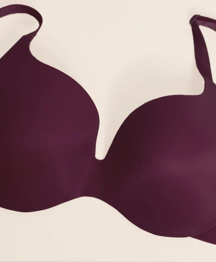 Royal Fit T-shirt bh, bordeauxrood