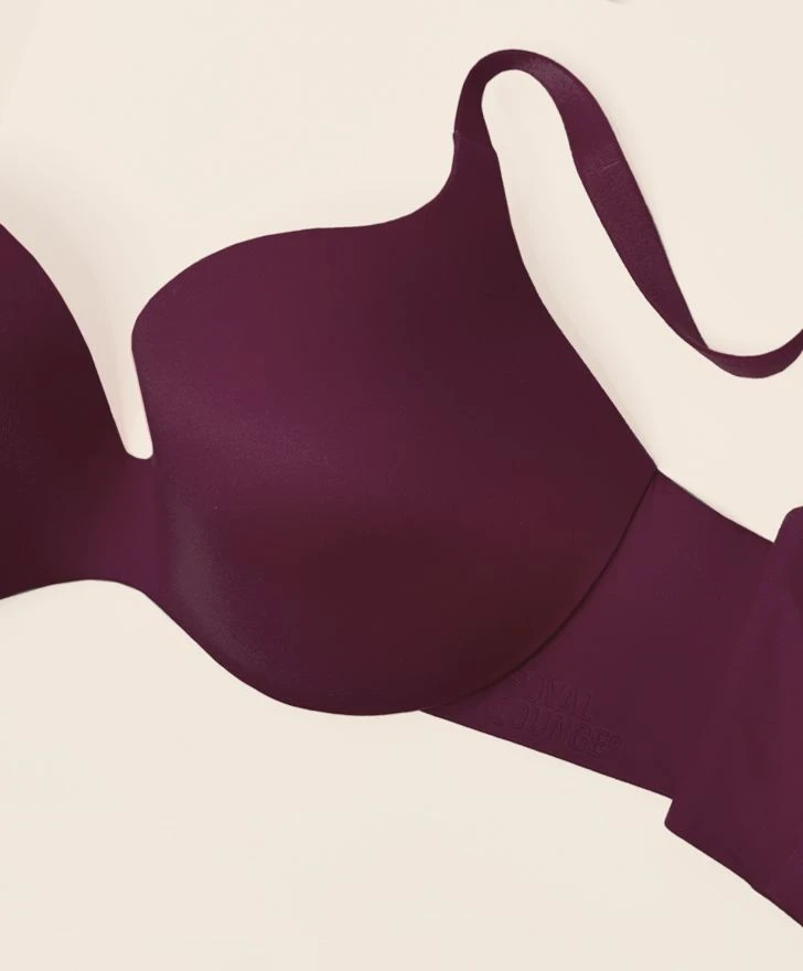 Royal Fit T-shirt bh, bordeauxrood