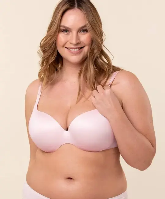 Royal Fit T-Shirt Bra, color Peach Pink