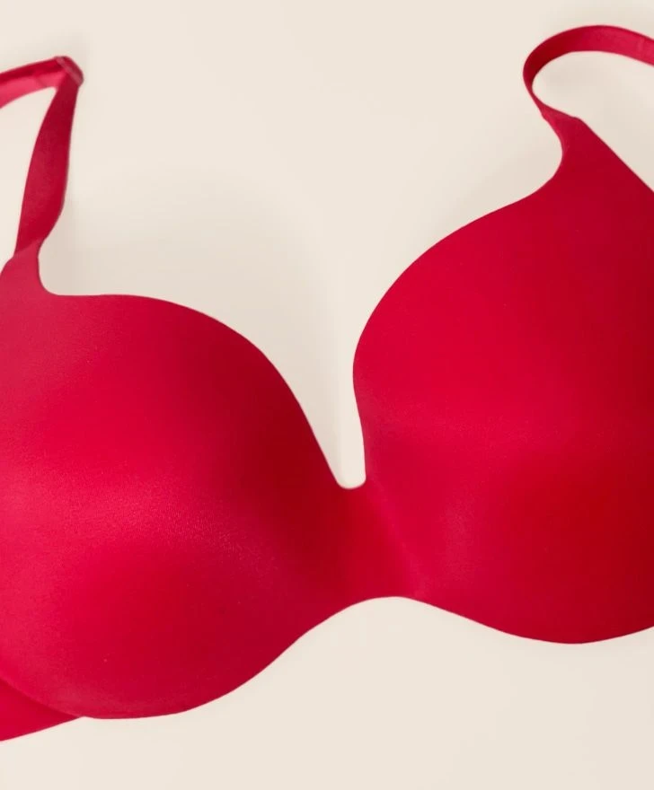 Royal Fit T-shirt bra, color Scarlet Red