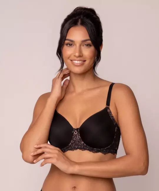 Soutien-gorge en dentelle Royal Lacy, noir